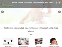 Tablet Screenshot of coach-minceur.fr